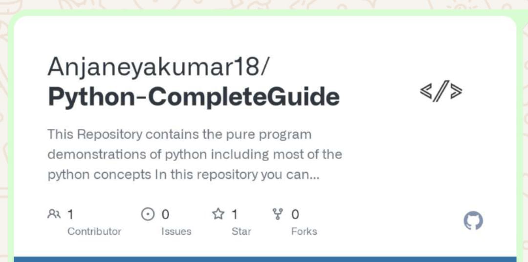 Python GitHub Guide